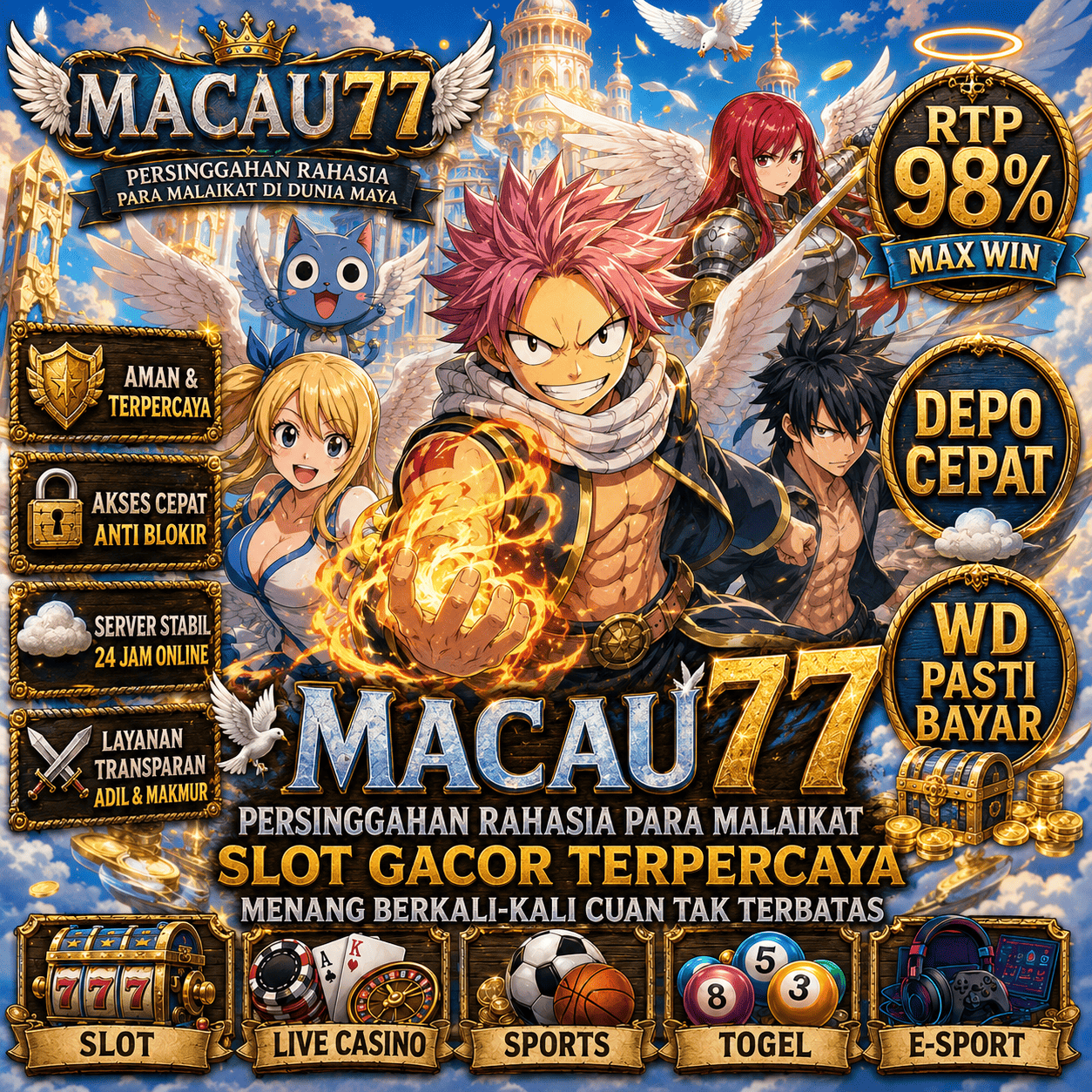 MACAU77 🕊️ Gerbang Rahasia Para Penjelajah Slot Gacor Masa Kini